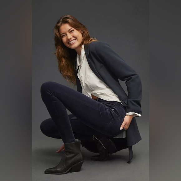 NWT - Pilcro by Anthropologie Skinny Corduroy High-Rise Jeans - Size 26P - Picture 4 of 4